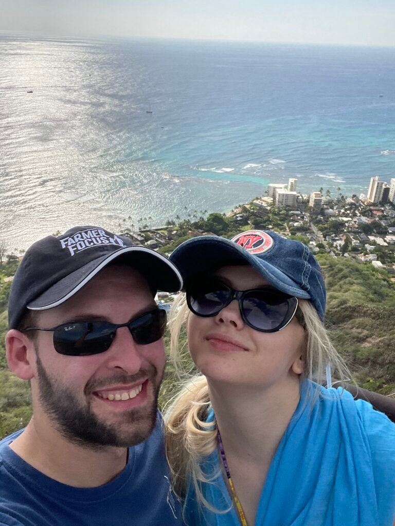 Ryan and Kate exploring during their trip to Hawaii before learning about points and miles.